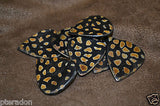 Timber Tones Tribal Tones Leopard Black Buffalo Horn Guitar Pick