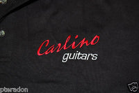 Carlino Guitars Henley Guitar Shirt, Embroidered Large