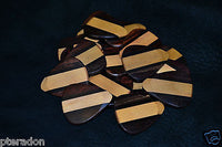 Timber Tones Zone Tones, Haldu Based, laminated guitar pick,w/Rosewood Ebony