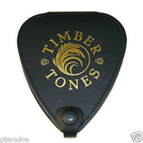 Timber Tones Leather Pick Holder, Complete Exotic Wood Pick Set, standard series