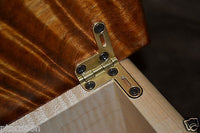 Jewelry Box ,Custom Made, exotic wood tops, laser inlaid, with 2 trays, oiled