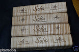 Laser Engraved Bar Tap Handles, wooden bar tap Drink, logo engraved,Tiger maple