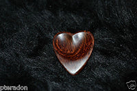 Timber Tones Heart Tones Indian Rosewood Exotic Wood Guitar Pick