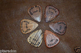 Timber Tones Leather Pick Holder, Complete Exotic Wood Pick Set, standard series