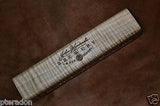 Laser Engraved Bar Tap Handles, wooden bar tap Drink, logo engraved,Tiger maple