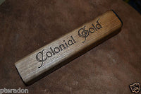 Laser Engraved Bar Tap Handles, Bar Taps, Drink, Name or Logo, in Exotic Walnut
