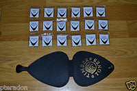 Timber Tones Leather Pick Holder, Complete Exotic Wood Pick Set, standard series