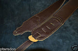 Franklin Guitar Strap FSW-CH-G 3.0 chocolate leather with suede backing