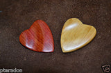 Timber Tones Heart Tones 2 pack Exotic Wood Guitar Picks, RB Rosewood, Katafray