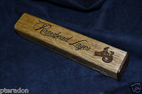 Laser Engraved Bar Tap Handles, Bar Taps, Drink, Name or Logo,in Korina, Limba