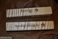 Laser Engraved Bar Tap Handles, wooden bar tap Drink, logo engraved,Tiger maple