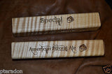 Laser Engraved Bar Tap Handles, wooden bar tap Drink, logo engraved,Tiger maple