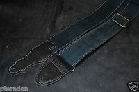 Franklin DD-BK-BK Cotton Black Canvas Strap with Black Leather Ends