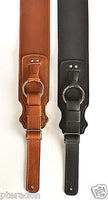 Franklin NEW Bass Strap, NEW with huge chrome rings Black Leather BR-BK-BK