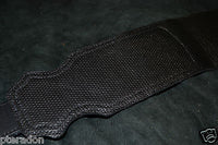 Franklin NEW Bass Strap, NEW with huge chrome rings Black Leather BR-BK-BK