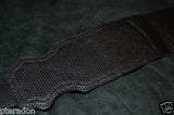 Franklin NEW Bass Strap, NEW with huge chrome rings Black Leather BR-BK-BK