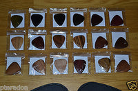 Timber Tones Leather Pick Holder, Complete Exotic Wood Pick Set, standard series