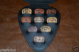 Timber Tones Leather Pick Holder, Complete Exotic Wood Pick Set, standard series