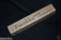 Laser Engraved Bar Tap Handles, wooden bar tap Drink, logo engraved,Tiger maple