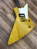 Carlino Rick Nielsen Single Humbucker Korina Guitar 50 made