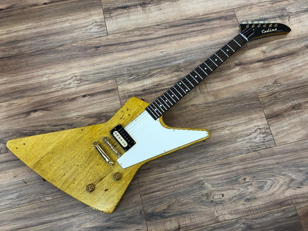 Carlino Rick Nielsen Single Humbucker Korina Guitar 50 made